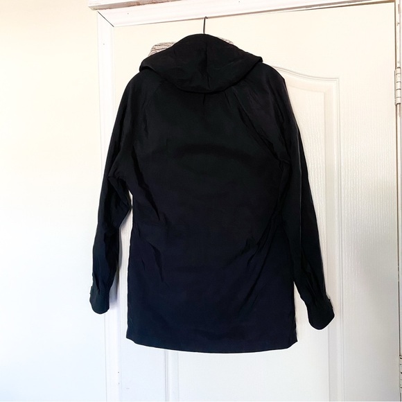 Pierrepont Hicks Jacket Unisex Track Parka Longline Cotton Nylon Black S EUC - Picture 9 of 9